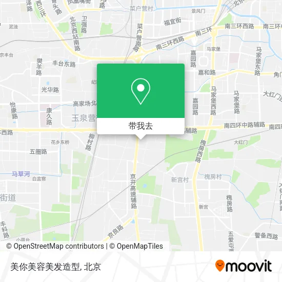 美你美容美发造型地图