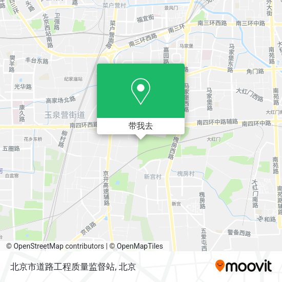 北京市道路工程质量监督站地图