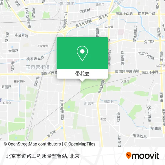 北京市道路工程质量监督站地图
