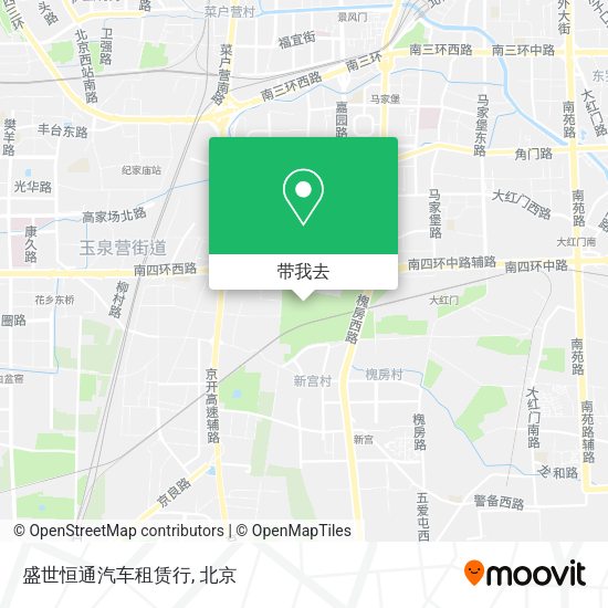 盛世恒通汽车租赁行地图