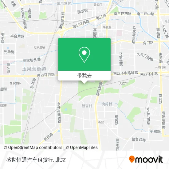 盛世恒通汽车租赁行地图