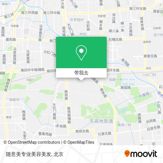 随意美专业美容美发地图