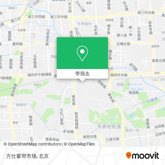 方仕窗帘市场地图