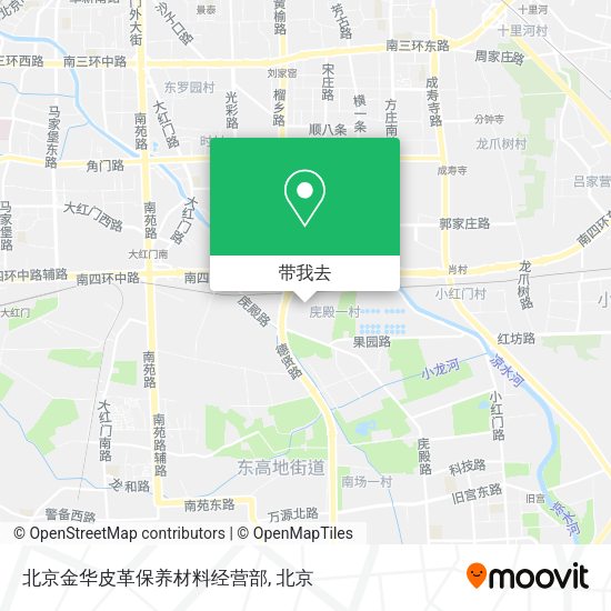 北京金华皮革保养材料经营部地图