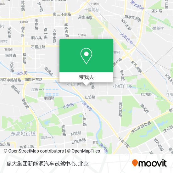 庞大集团新能源汽车试驾中心地图