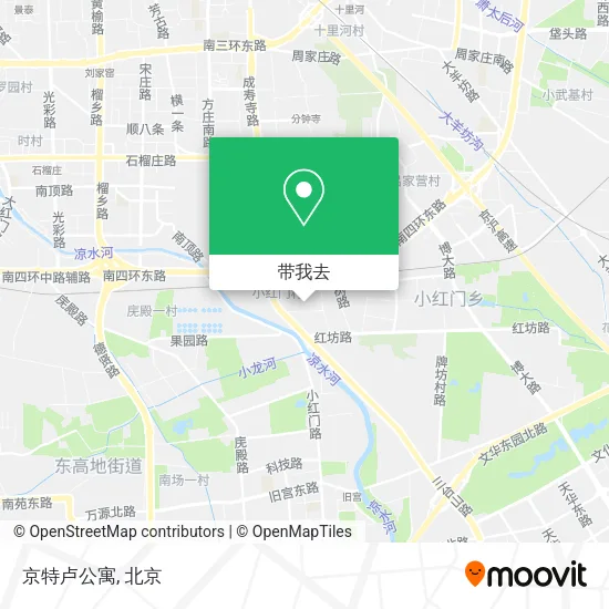 京特卢公寓地图