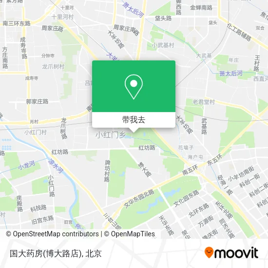 国大药房(博大路店)地图