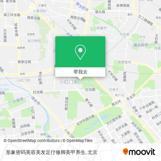 形象密码美容美发足疗修脚美甲养生地图