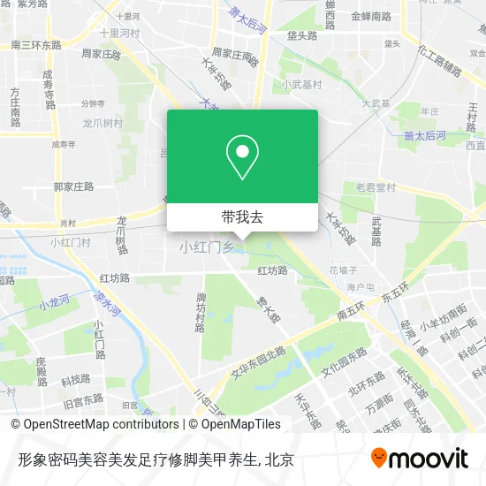 形象密码美容美发足疗修脚美甲养生地图