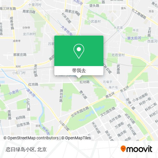 恋日绿岛小区地图