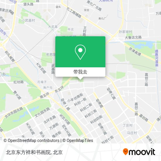 北京东方祥和书画院地图