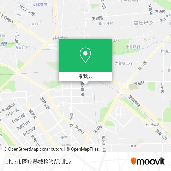 北京市医疗器械检验所地图