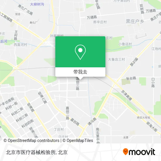 北京市医疗器械检验所地图