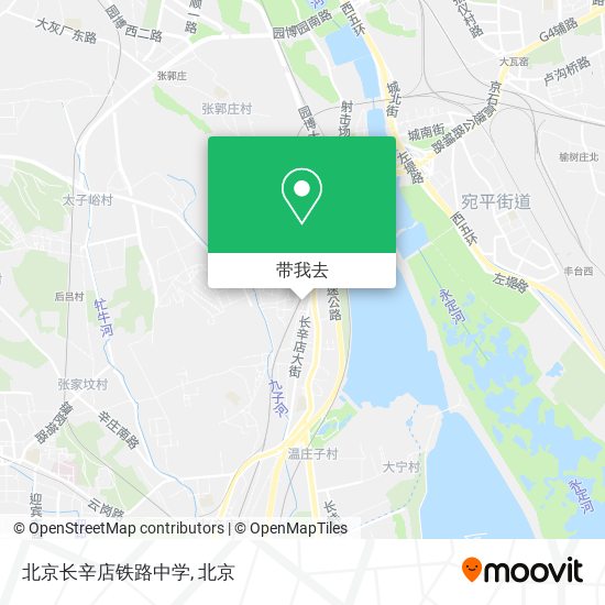 北京长辛店铁路中学地图