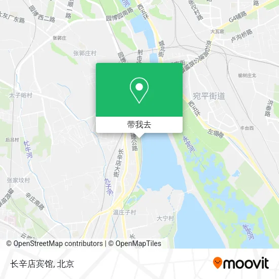 长辛店宾馆地图
