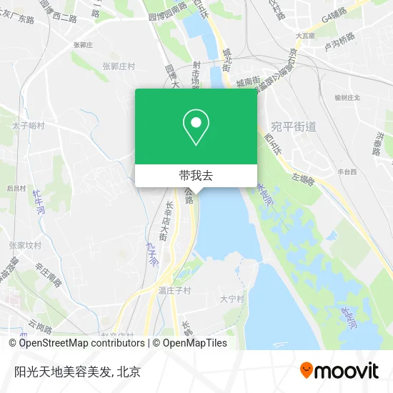 阳光天地美容美发地图