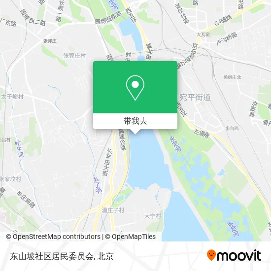 东山坡社区居民委员会地图