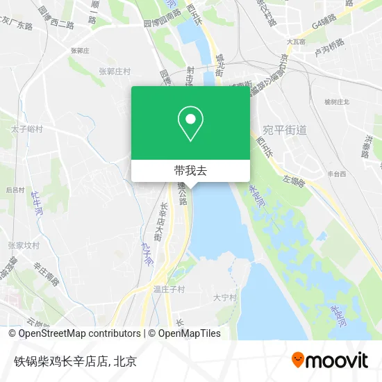 铁锅柴鸡长辛店店地图