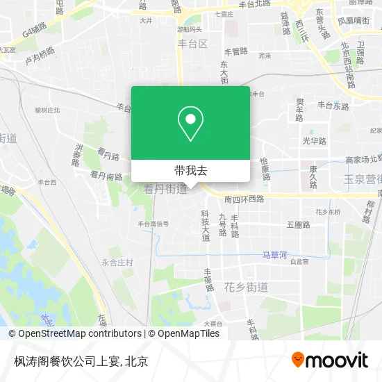 枫涛阁餐饮公司上宴地图