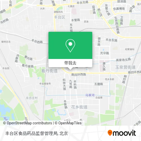 丰台区食品药品监督管理局地图