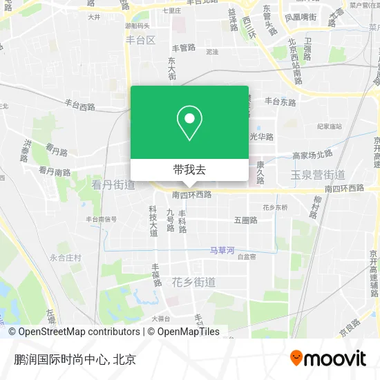 鹏润国际时尚中心地图