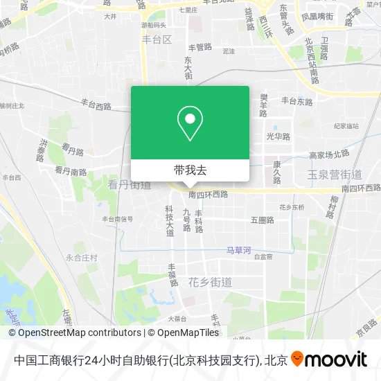 中国工商银行24小时自助银行(北京科技园支行)地图