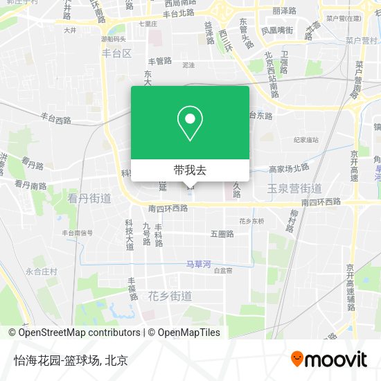 怡海花园-篮球场地图
