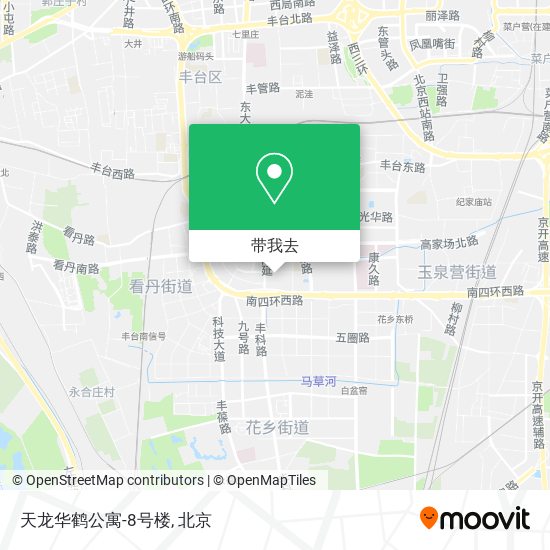 天龙华鹤公寓-8号楼地图