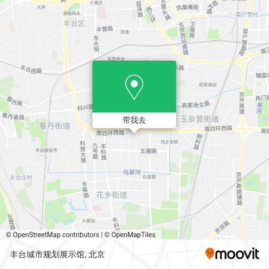 丰台城市规划展示馆地图