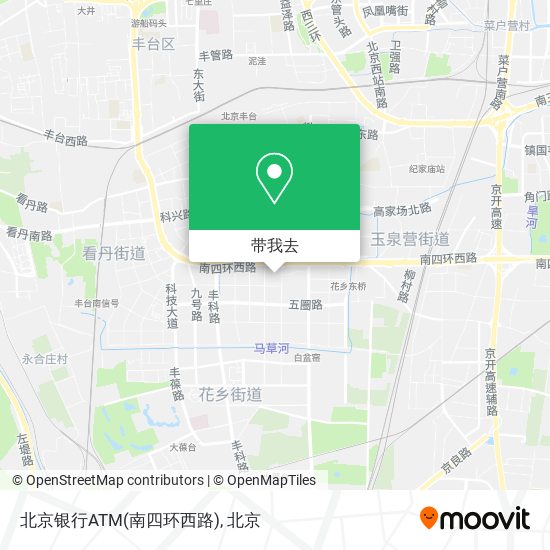 北京银行ATM(南四环西路)地图