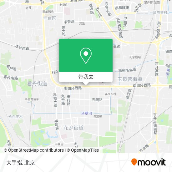 大手指地图