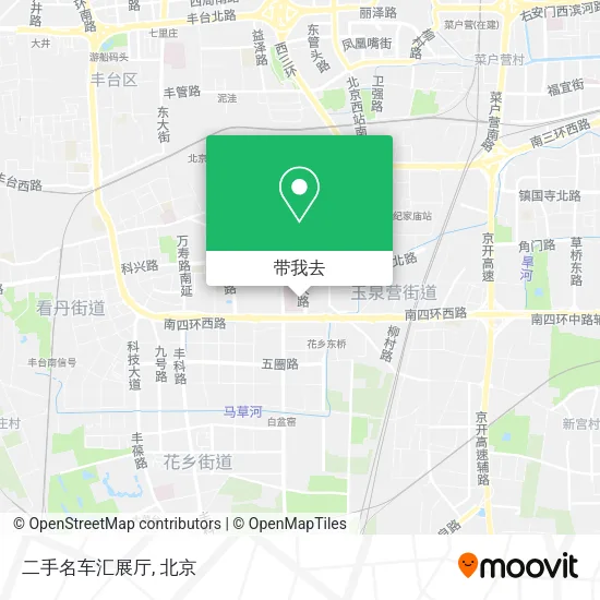 二手名车汇展厅地图