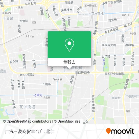 广汽三菱商贸丰台店地图