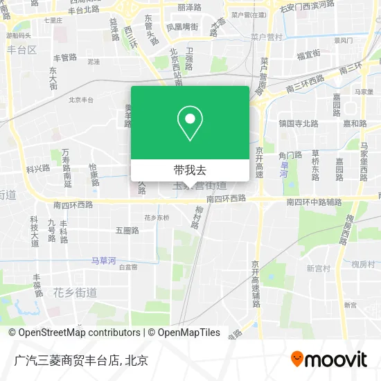 广汽三菱商贸丰台店地图