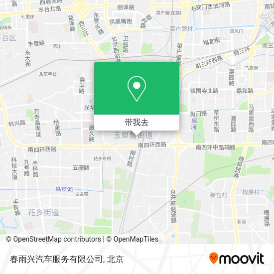 春雨兴汽车服务有限公司地图