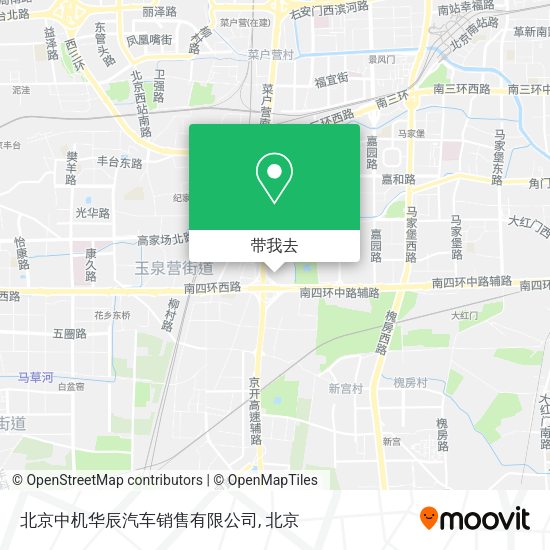 北京中机华辰汽车销售有限公司地图