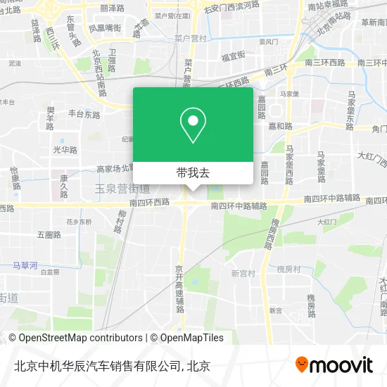 北京中机华辰汽车销售有限公司地图