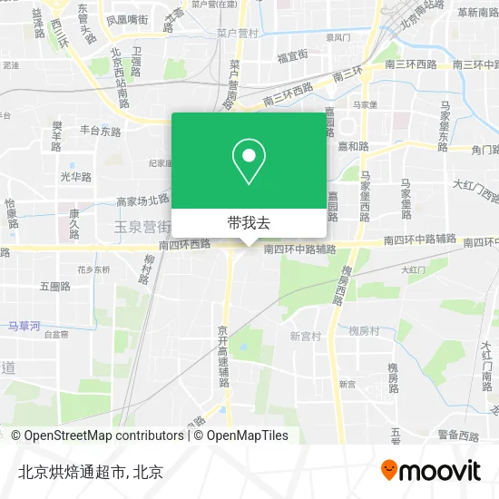 北京烘焙通超市地图