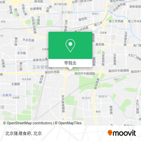 北京隆晟食府地图