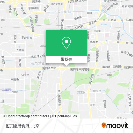 北京隆晟食府地图