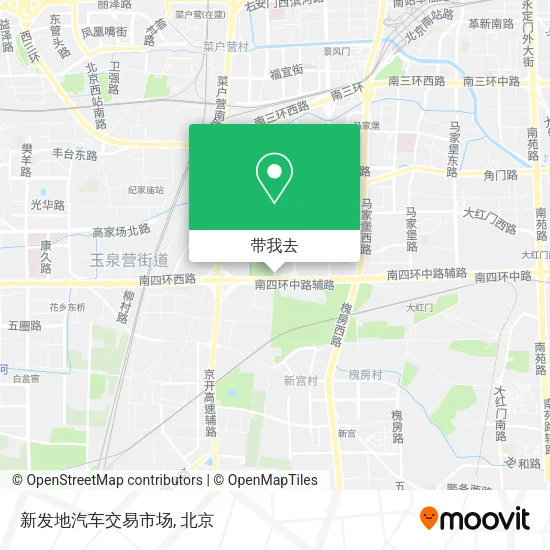 新发地汽车交易市场地图