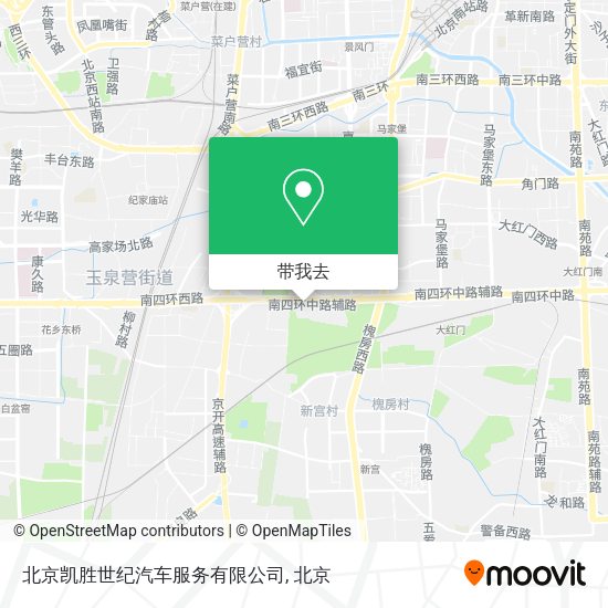 北京凯胜世纪汽车服务有限公司地图