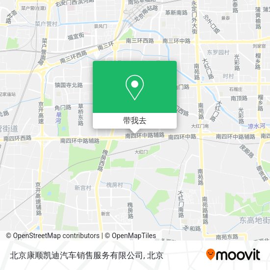 北京康顺凯迪汽车销售服务有限公司地图