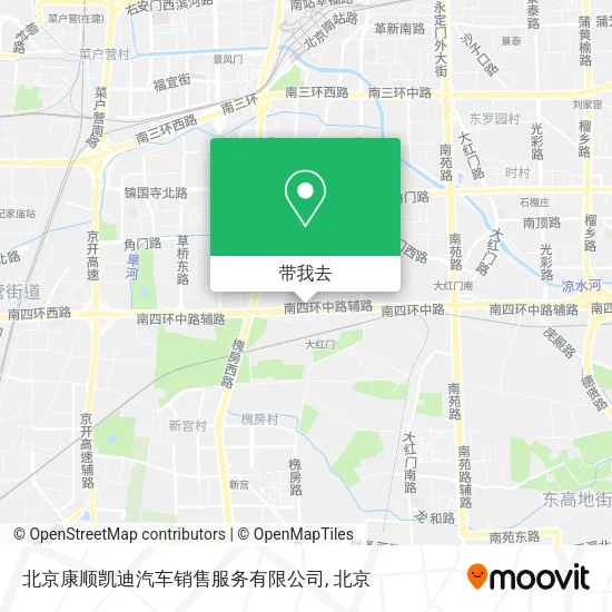 北京康顺凯迪汽车销售服务有限公司地图