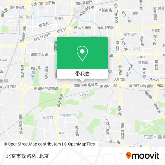 北京市政路桥地图