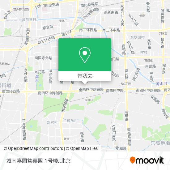 城南嘉园益嘉园-1号楼地图