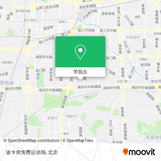 迪卡侬免费运动场地图