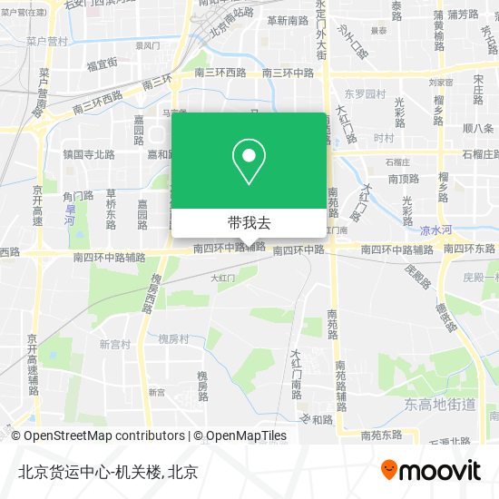 北京货运中心-机关楼地图