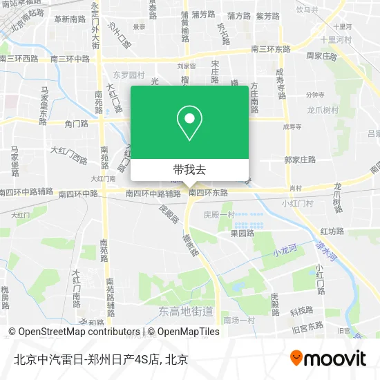 北京中汽雷日-郑州日产4S店地图