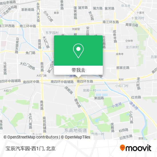 宝辰汽车园-西1门地图